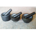 Customized Stone Mortar and Pestle Factory SGS, FDA LFGB Approved